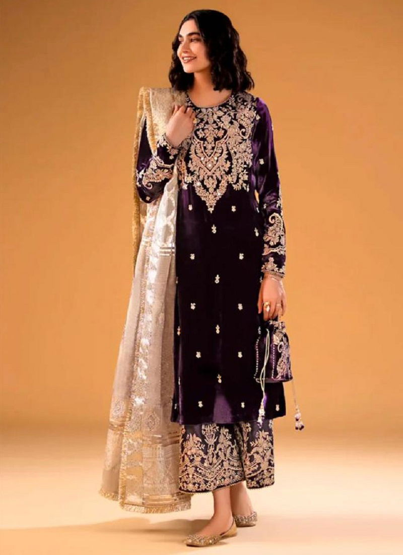 Deepsy Velvet 23 Vol 2 Velvet Wedding Pakistani Suits Catalog
